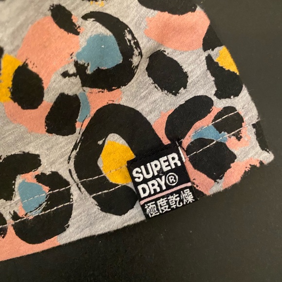 Women’s Superdry New York Animal Print T-shirt - Picture 5 of 5